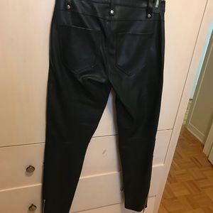 Zara faux leather pants